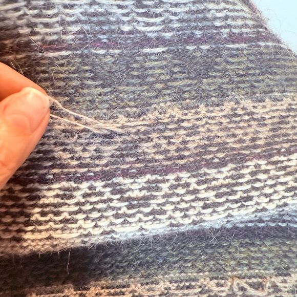 Indigenous One Weave Alpaca Wool Sweater with Front Tie Size Small - Picture 7 of 14